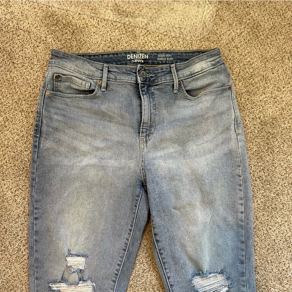 Denizen from Levi's Light Blue Distressed Skinny Jeans - Picture 2 of 7